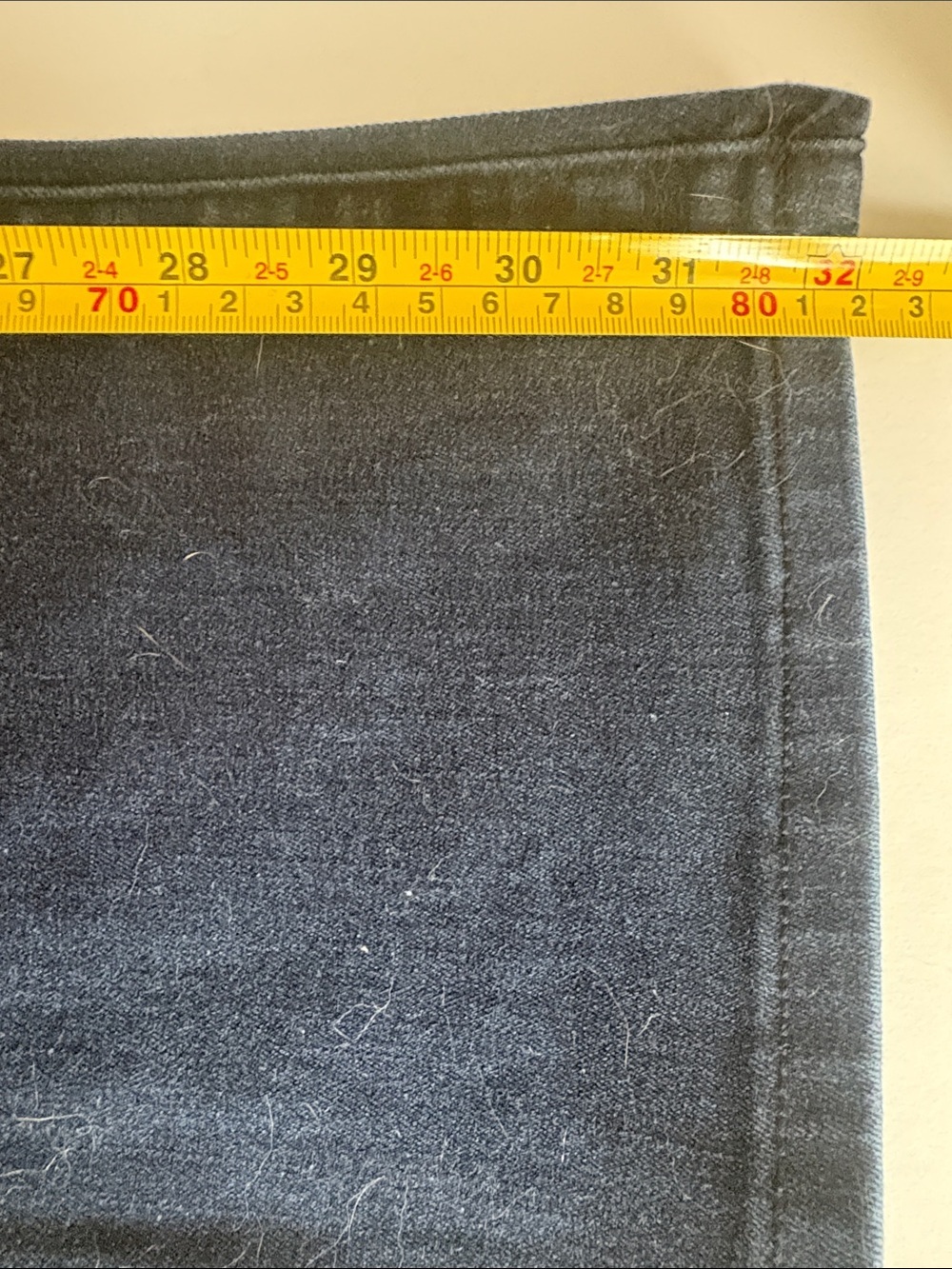 Betabrand dark wash straight leg 4-pocket blue jeans stretch waistband - Picture 15 of 16